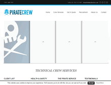 Tablet Screenshot of piratecrew.co.uk
